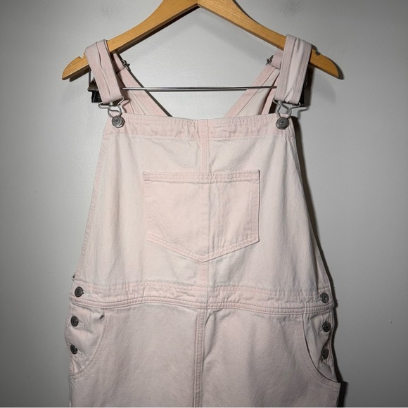 Levi’s Fresh Hendrix Pastel Pink Overalls Dress / Jumper Size XL 100% Cotton - Picture 6 of 16